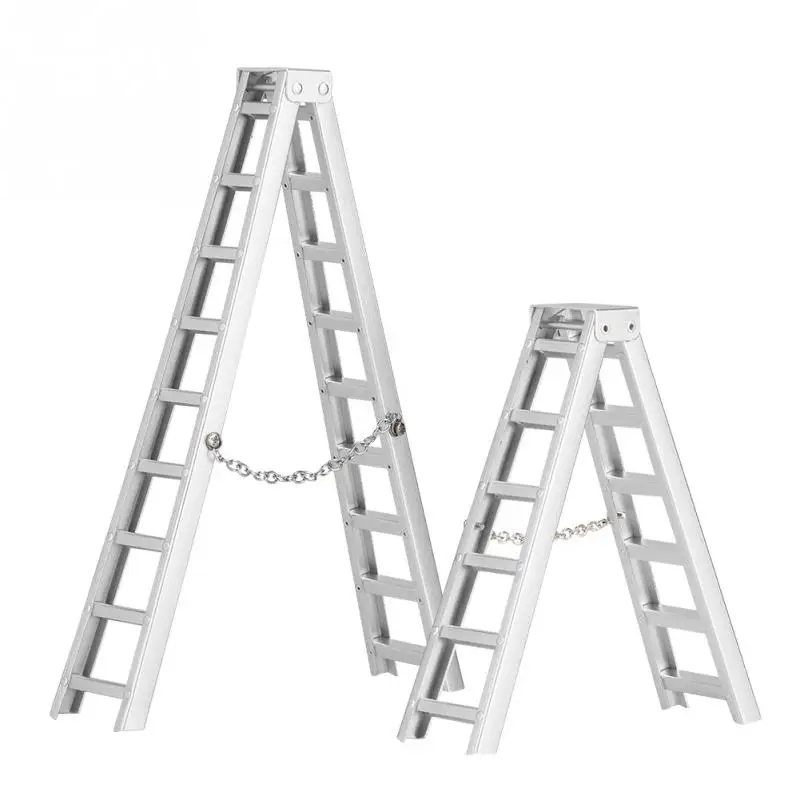 

Remote Control Vehicle Accessory Mini Aluminium Simulation Ladders for 1/10 RC Crawler Car High simulation RC Accessory