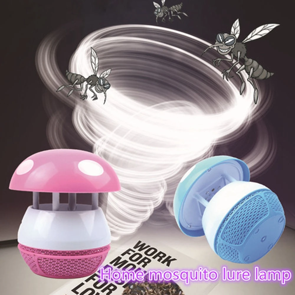 

Mushroom LED Mosquito Repeller Photocatalyst Household No Radiation Inhalation Mute USB Mosquito Killer Light Lamp