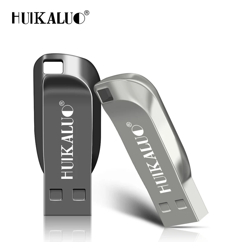 Huikaluo USB флэш накопитель металлический Флешка 64 Гб новый cle memoria usb 32 ГБ 16 8 4 для