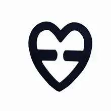 Heart-shaped Невидимый Анти-авария-экспозиция задняя поперечная Пряжка кружевное нижнее белье плечевой ремень антискользящий застежка для
