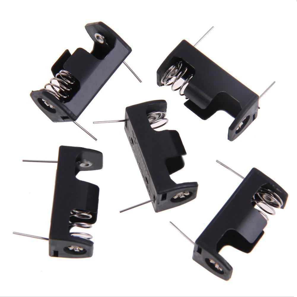 Чехол для аккумулятора 5x 1/2AA 14250 держатель коробки с 1 2 3 4 слотами разъемом