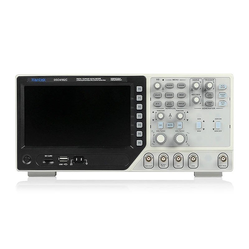 Hantek DSO4102C цифровой мультиметр осциллограф USB 100 МГц 2 канала ЖК дисплей генератор