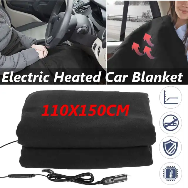 150x110cm Car Electric Blanket Supplies Winter Hot Black Polar 150x110cm Car Electric Blanket Supplies Winter Hot Black Polar Fleece Fabric 12v Constant Temperature Heating
