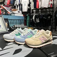 New Balance 574 женская обувь модные кроссовки для бега кроссовки для отдыха NB574 Wl574bca/bcb/bcc