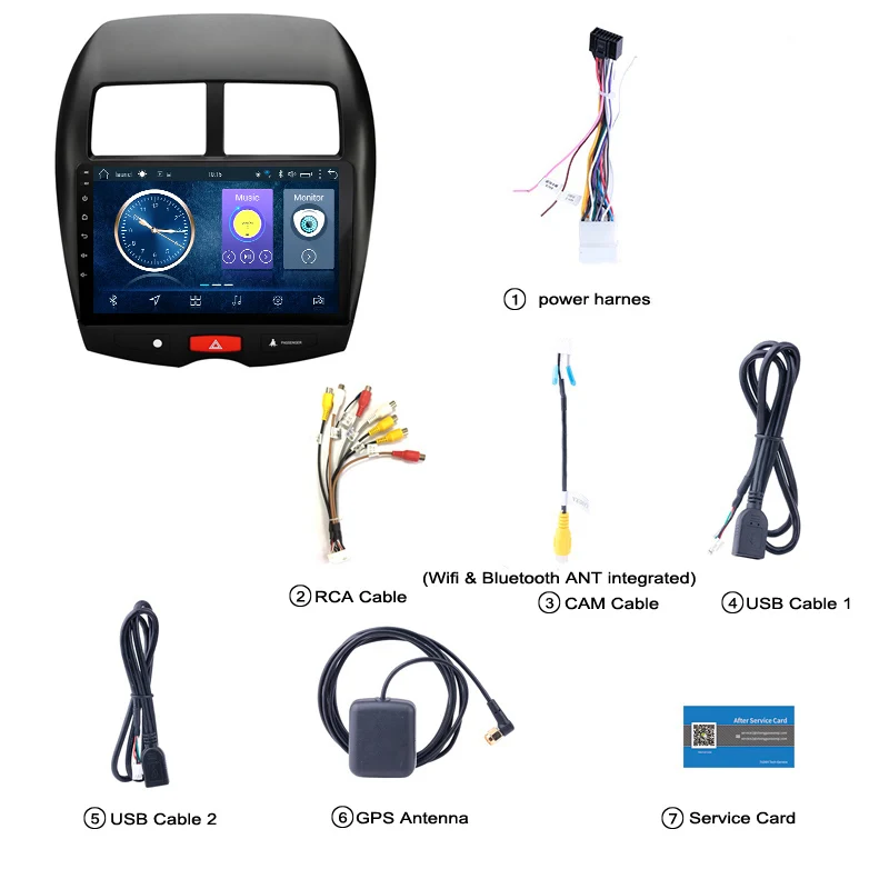Cheap 10.1 inch Android 8.1 for Mitsubishi ASX (2013-2015) Car DVD GPS Navigation Radio Audio Video Multimedia System 5