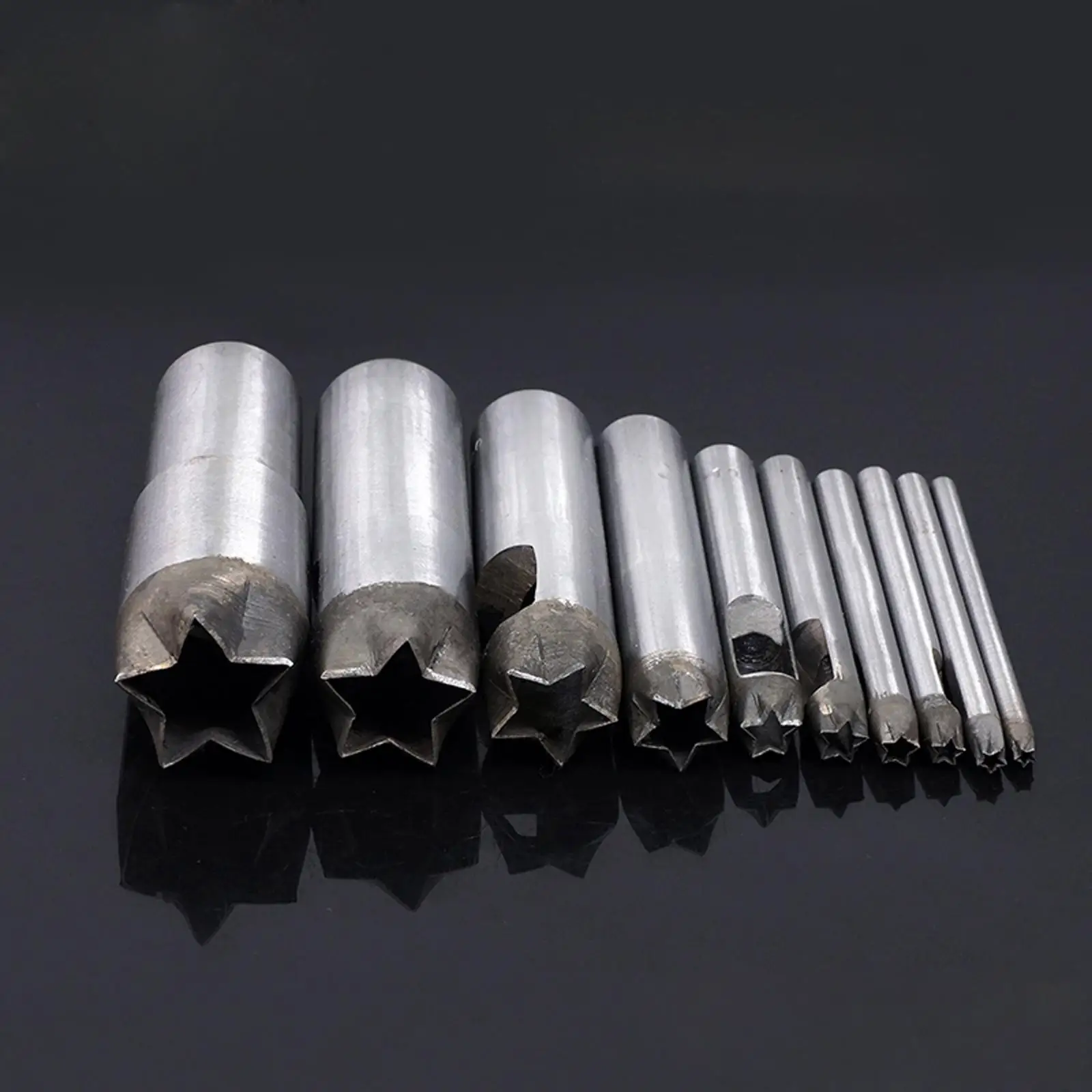 

Diameter 5/8/10/15/20mm Five-pointed Star Special Type Leather Punch Craft Hole Tool Belts Trim diy