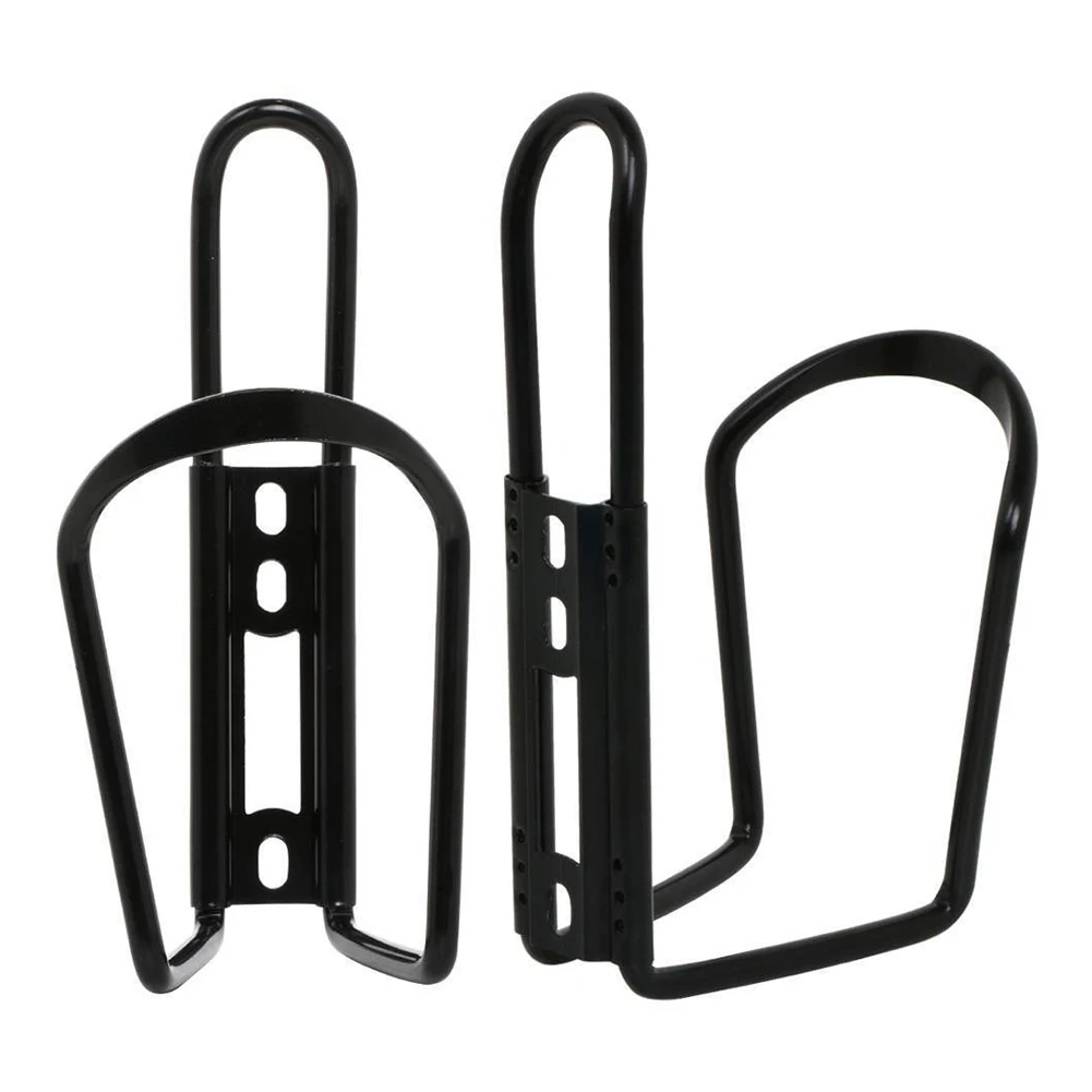 

2x Aluminum Bottle Holder Bottle Cage Bicycle Drink Holder Black