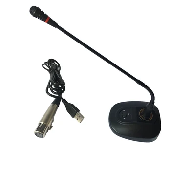 

Top Deals USB Desktop Standing Conference Microphone Gooseneck Condenser Microphone