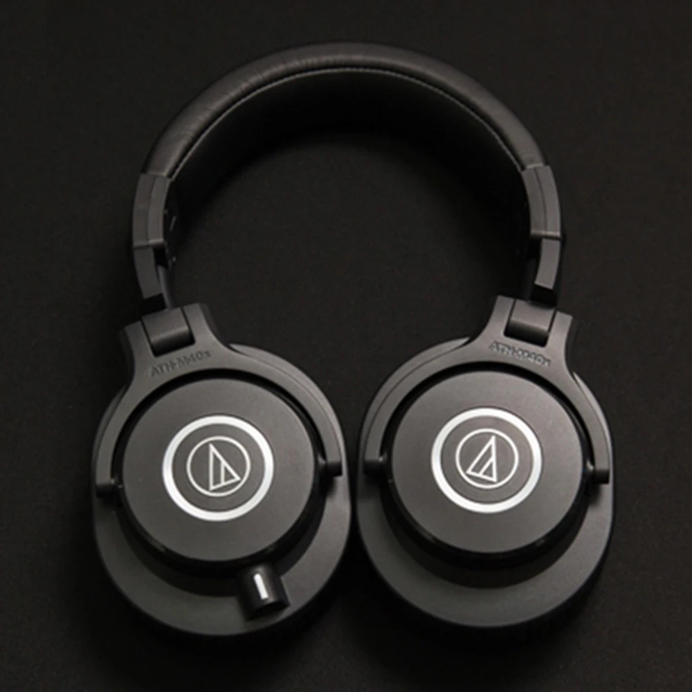 Профессиональные мониторные наушники Audio Technica складные Hi Fi с отсоединяемыми