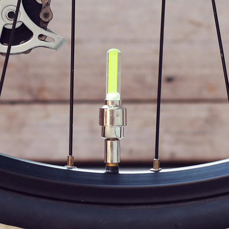 1PC Mountain Bicycle Riding Wheel Rim Spoke Mount Clip Warning Light Strip BH