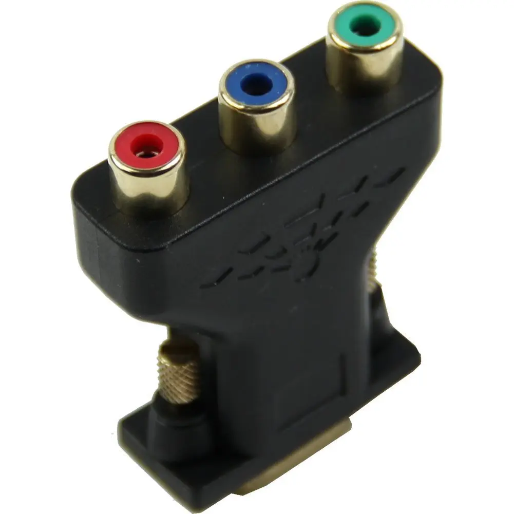 15 Pin VGA папа 3 RCA Женский M/F разъем адаптера конвертер Черный|Умные розетки| |