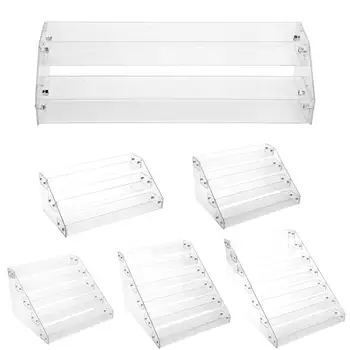 

6 Types Durable Nail Polish Clear Transparent Makeup Display Stand Rack Organizer Holder Manicure Cosmetic Storage Boxes