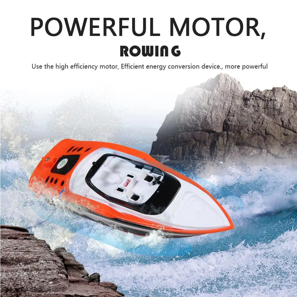 RCtown RC قارب خلق اللعب 3392 M المحمولة مايكرو RC سباق قارب سريع للتحكم الصبي هدية طفل لعبة ZK30