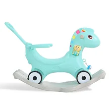 Детская игрушка-качалка для детей 1-2 лет, детская деревянная лошадка, детская игрушка-качалка, игрушка-лошадка