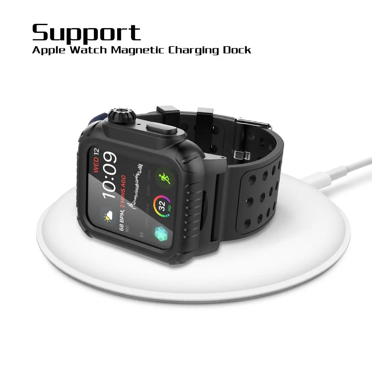 Для Apple iWatch Series 4 5 44 мм чехол iWatch Повседневная жизнь водонепроницаемые часы ударопрочный ремешок для часов спортивный чехол серия 4 5 40 мм