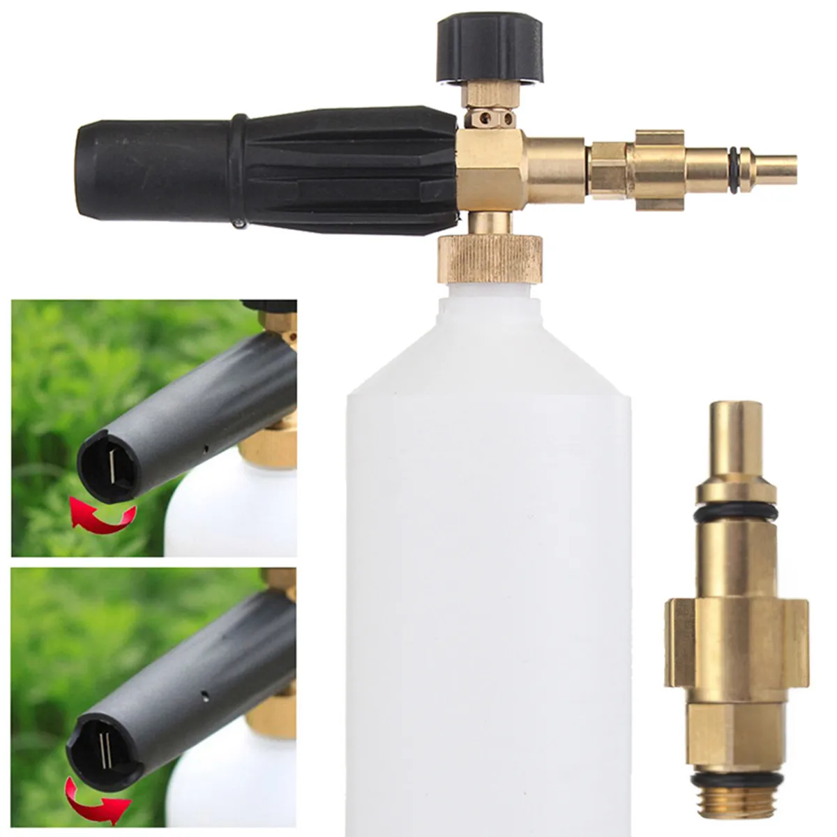 

Car Wash Foam Lance-gun Soap Bottle For Pressure Washer Car Cleaning Garden Tool Spray-gun