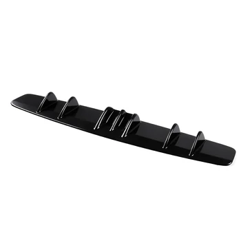 

84cm Shark Fin Style Universal Car Rear Bumper Splitter Lip Diffuser Splitters Protector Spoiler Lip For BMW For Benz For Audi