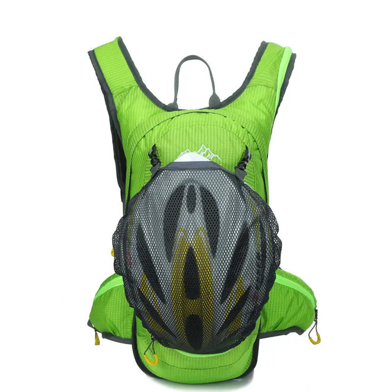 Discount Waterproof MTB Bike Hydration Breathable 15L Backpack+2L Water Bags Large Capacity Bicycle Bags Cycling Knapsack Travel Packsack 2