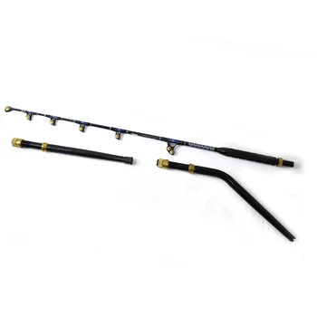 

OLOEY Boat fishing rod fiberglass BlueSpear 130lbs with alu butt trolling fishing rods
