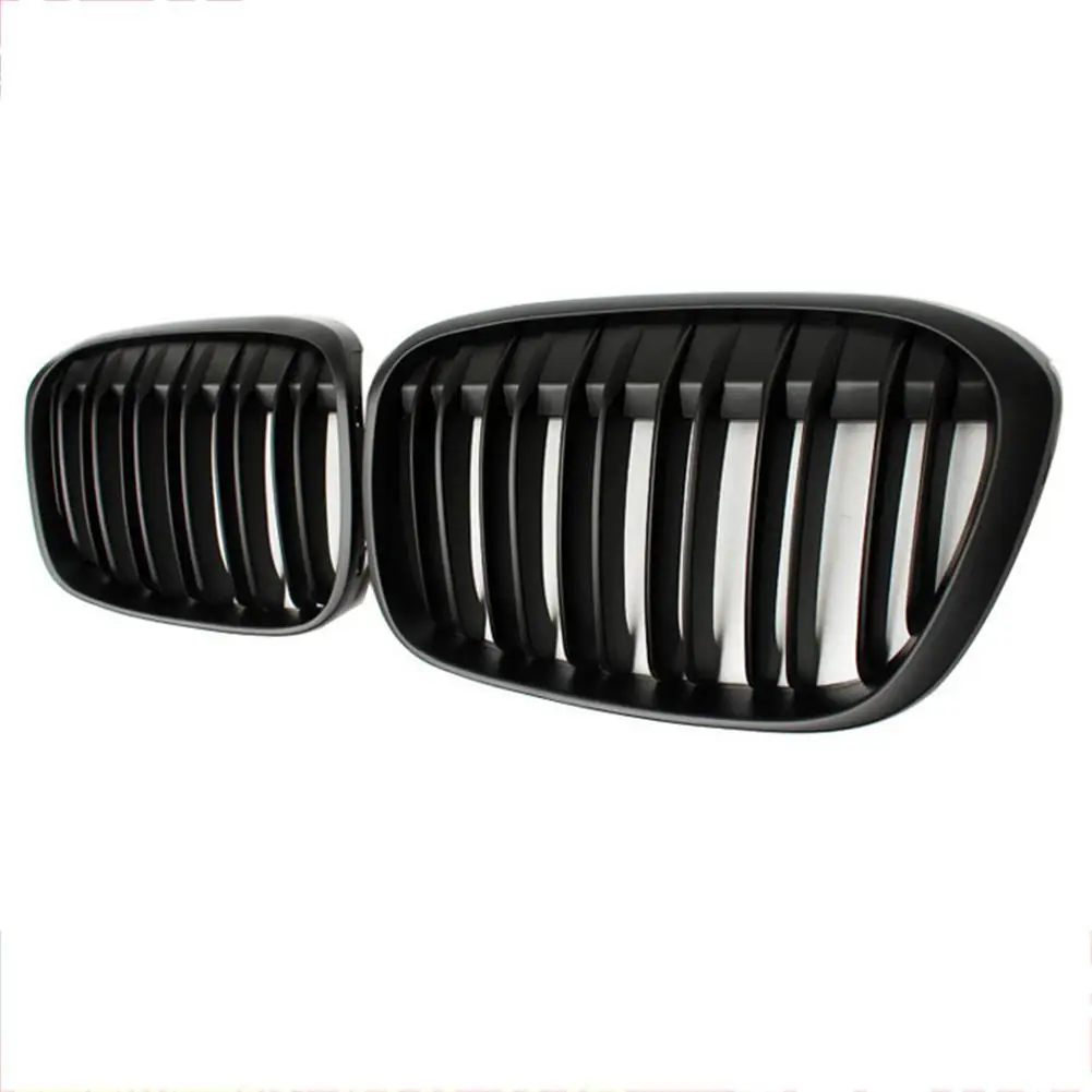 

1 Pair Replacement Matt Black Front Grill Grilles For BMW F48 F49 X1 2016-2018