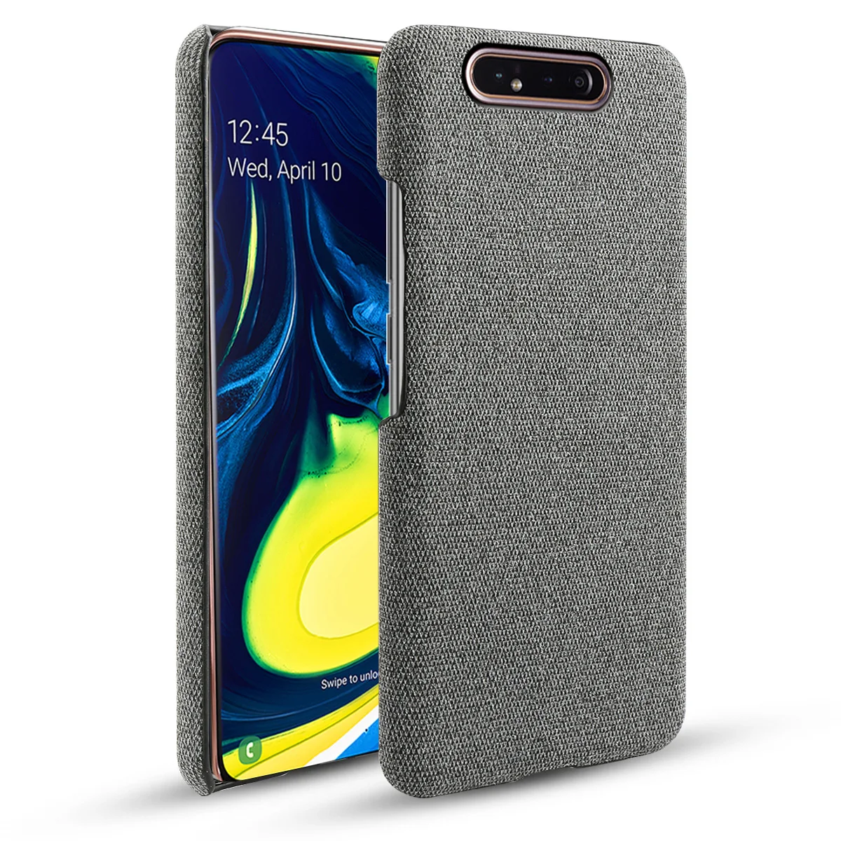 Чехол для Samsung Galaxy A80 A60 A20e Тонкий Ультратонкий жесткий чехол из фетра и ткани