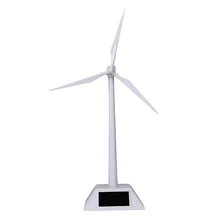 1 шт. ветряные мельницы Модель пластиковые настольные солнечные солнечной энергии ветряная турбина модель орнамент ветряная мельница модель для девочек мальчиков