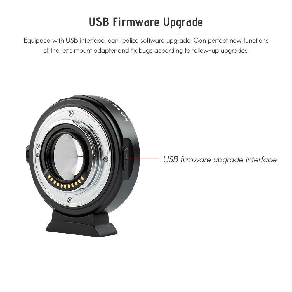 Viltrox EF M2 адаптер для крепления объектива с автофокусом 0.71X Canon EOS объектив Micro Four