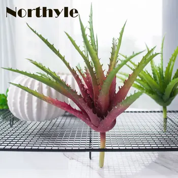 

Artificial Real Touch Aloe Fleshiness Plants Artificial Succulents Plants Diy Christmas Ornaments Fake Flower Garden Decoration
