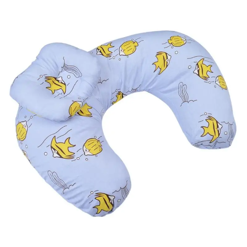Мультяшное Грудное вскармливание подушки для новорожденных поясная подушка для младенцев u-образная поддержка головы