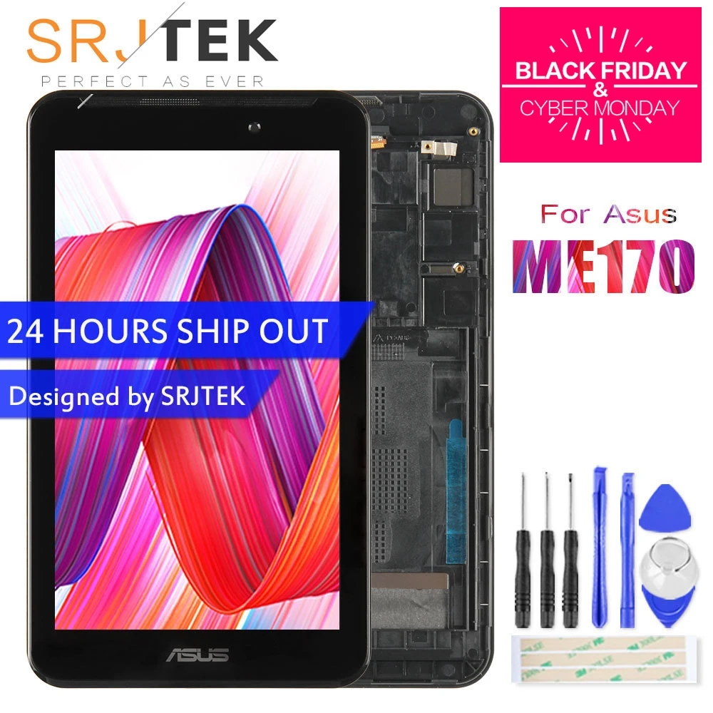 Original For ASUS Fonepad FE7010CG FE170CG ME170 K012 k017 LCD Display