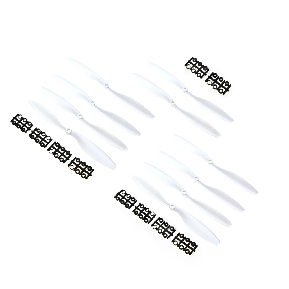 5 пар нейлоновых 10x4 &quot1045 1045R CW CCW белых пропеллеров с низким уровнем шума для DJI F450