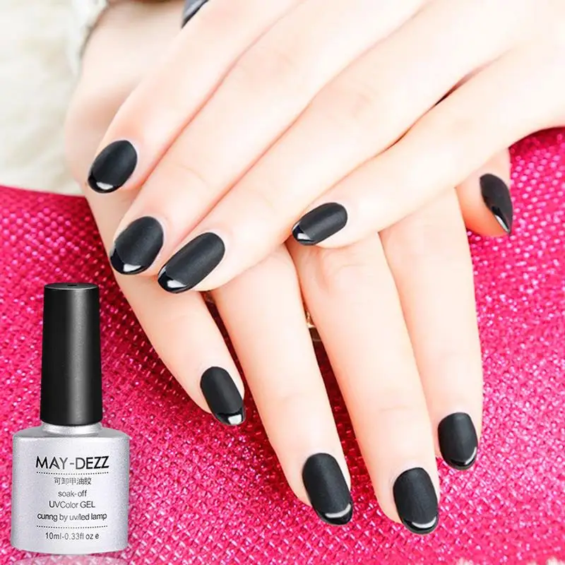 10 мл матовый гель лаки для светодио дный ногтей УФ светодиодная лампа Matt Top Coat лак
