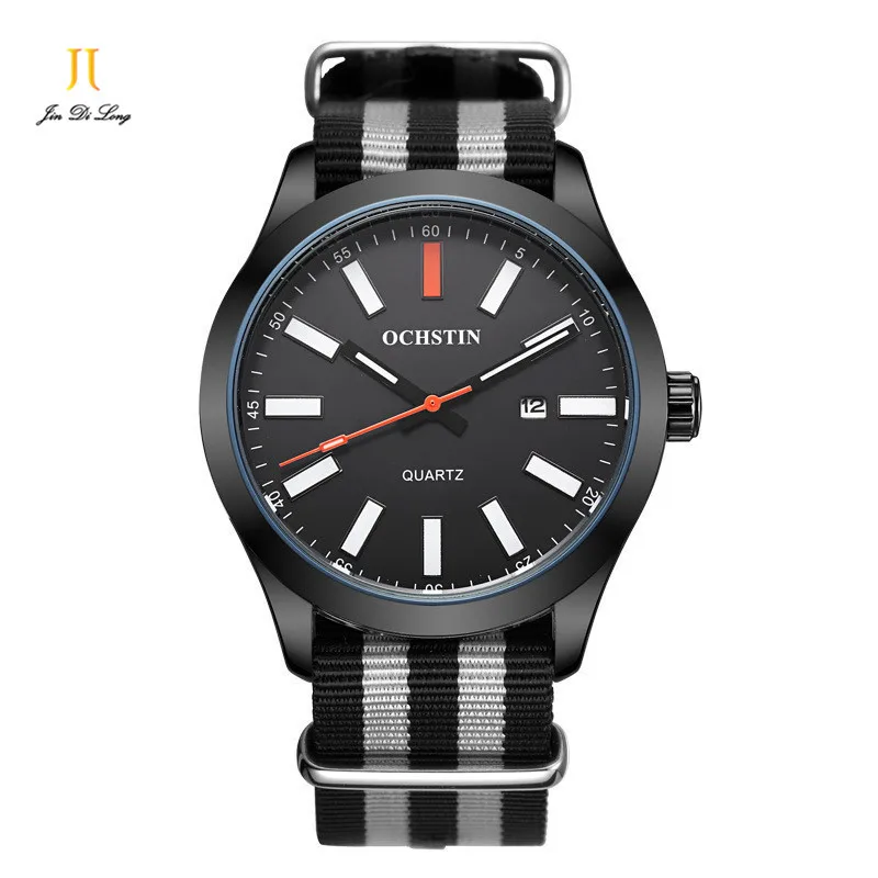 

OCHSTIN Nylon Watches Luxury Top Brand Dress Watch Male Sport Waterproof Quartz Wrist Watch Men Clock relojes hombre hodinky