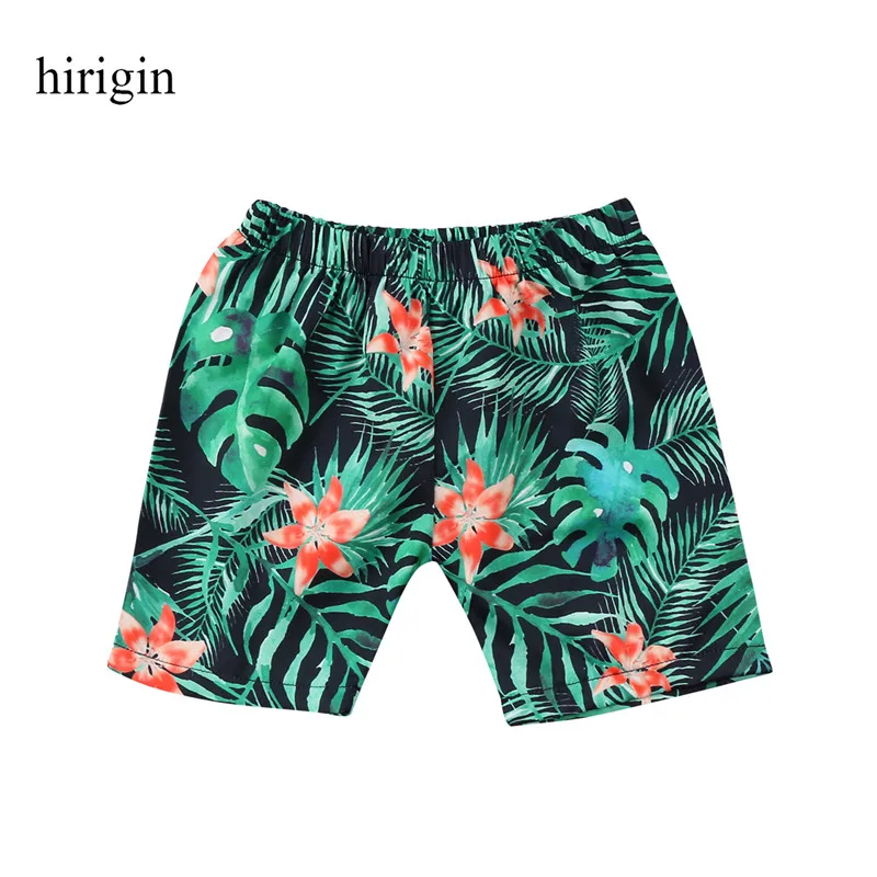 Kids Beach Shorts New Summer Baby Print Elastic Waist Pants sports Children Baby Clothes 1-6Y Boys Boys Sport Jogger Shorts