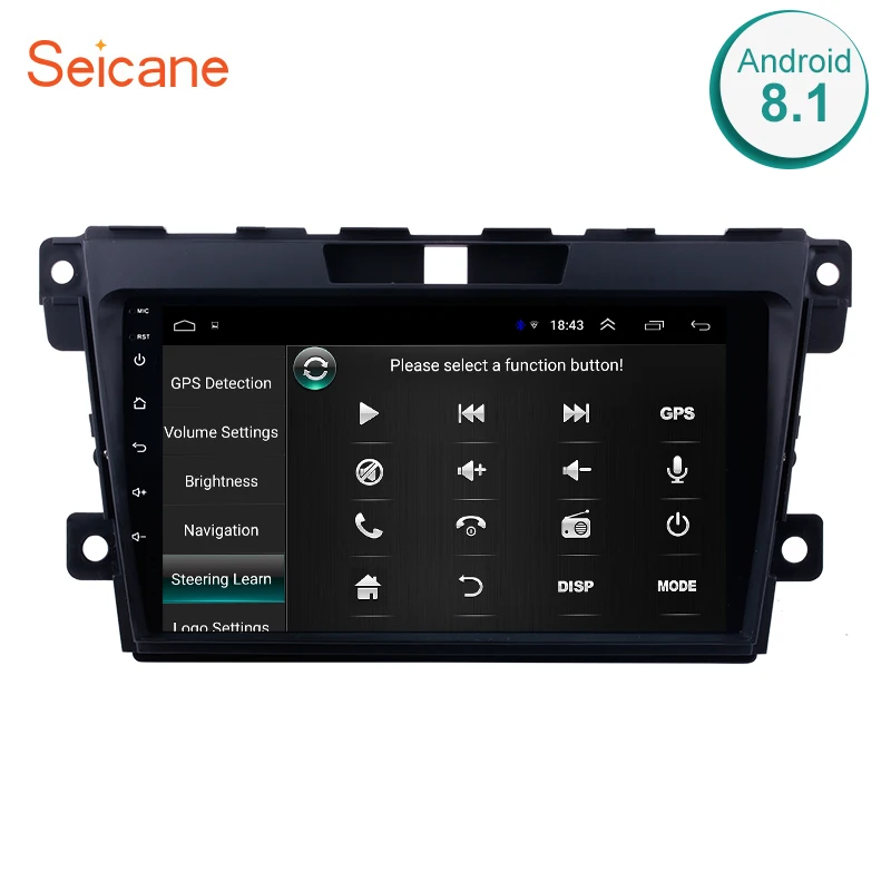 Seicane 2DIN " Android 8,1 автомобильный радиоприемник с навигацией GPS мультимедийный плеер для 2007 2008 2009 2010 2011- MAZDA CX-7 cx7 cx 7