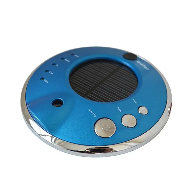 

Solar Car Air Purifier Solar Anion Humidifier Air Cleaner Ionic Air Purifier Car Air Freshener Ionizer Oxygen Bar (Blue)