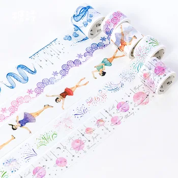 

Wonderful Ice Waltz Creative Cute Masking Decoration Adhesive Craft Stikcer Washi Tape