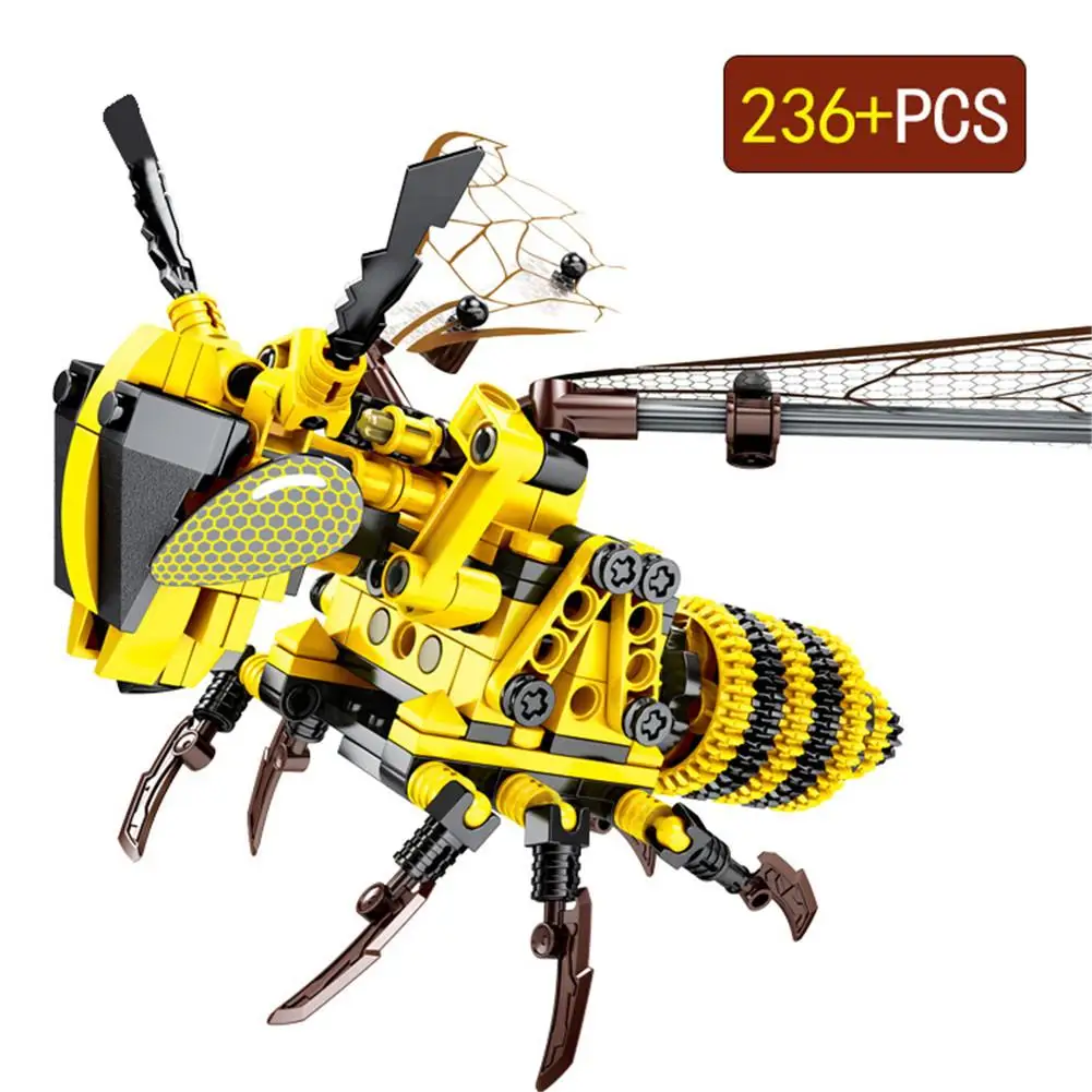 

Innovative Machinery Hornet Assembled Building Blocks 236PCS Technical Block Toy Wasp Building Block