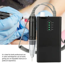 30000 об/мин профессиональный электрический ногтей сверлильный станок пилки для маникюра, педикюра Инструменты Kit для ногтей полировщик беспроводные шлифовальный станок b