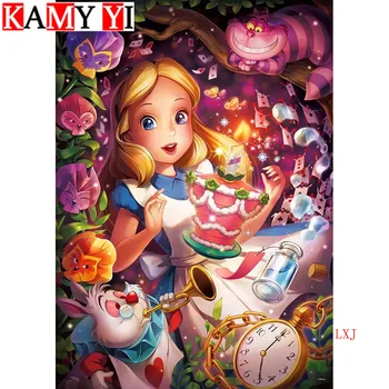 

5D DIY Diamond embroidery Hello, happy birthday Mural cross-stitch diamond mosaic home decoration Diamond painting LXJ