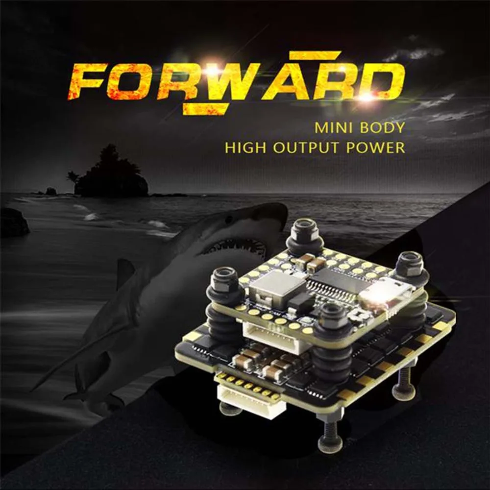 HGLRC FD445 Stack FD F4 Mini Flight Control Integated FD45A 4 в 1 blheli _ 32 2 6S Lipo 45A Brushless ESC 20x20 мм|Детали и