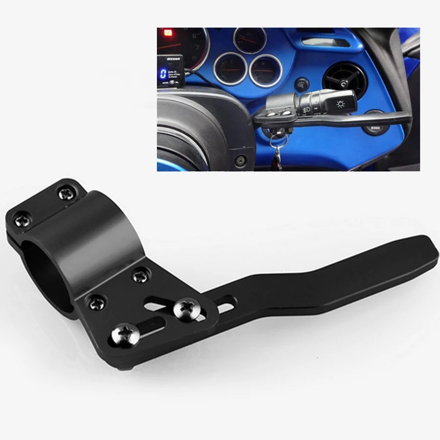 

Car Styling Adjustment Black Steering Wheel Turn Rod Extension Turn Signal Lever Position Up Kit Aluminium