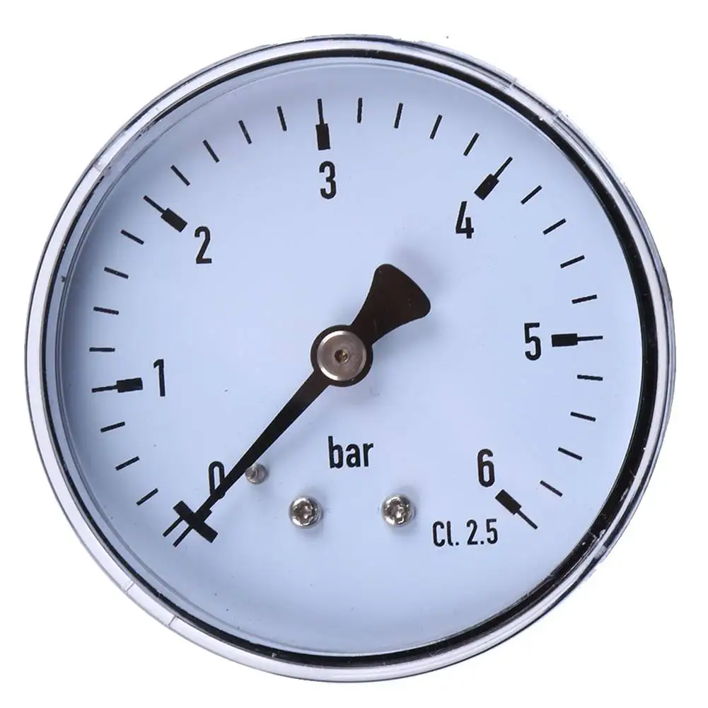 TS 60 6bar 0 6Bar мини Высокоточный манометр 1/4 NPT резьбовой Тестер давления для топлива