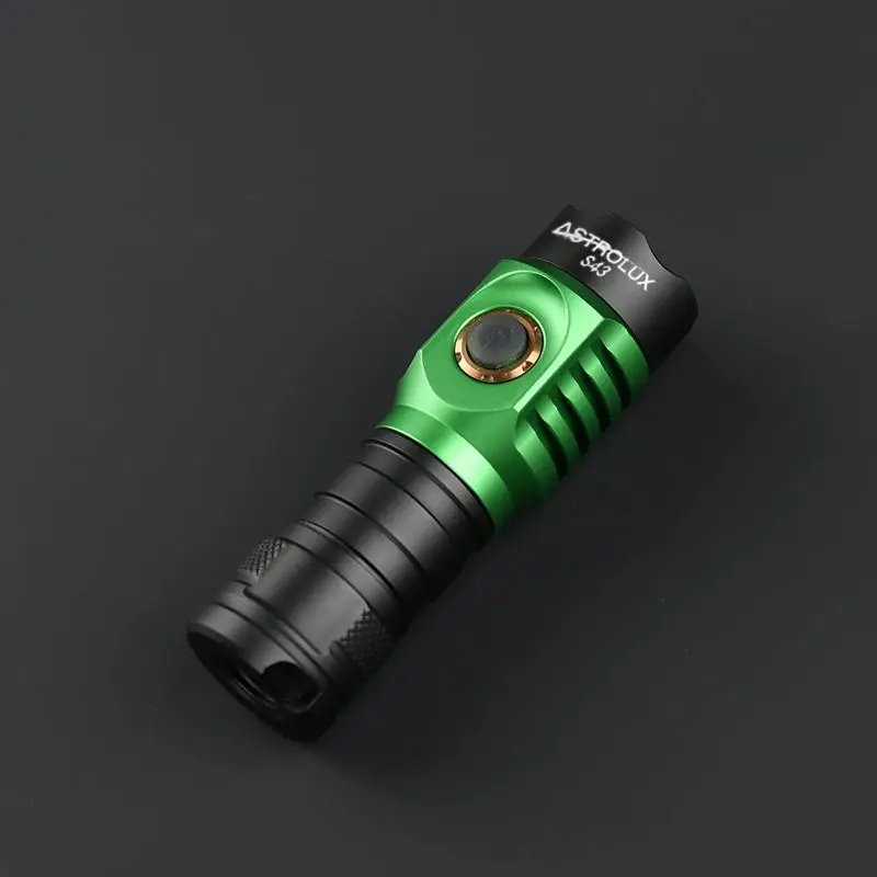  Astrolux S43 18350 LED Flashlight Version Stepless Dimming EDC Flashlight LED Torch Tent Light Tact - 32988454033
