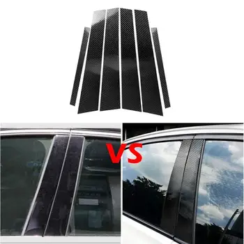 

Carbon Fiber Window B-pillars Trim Car Styling Sticker Auto Car Accessories for 3 Series E46 F30
