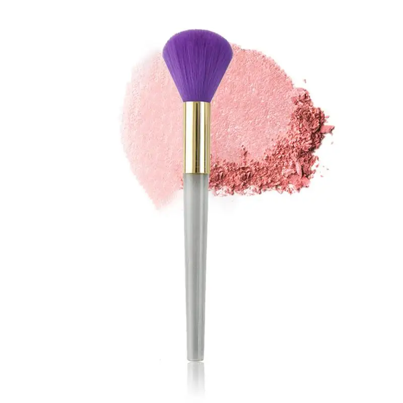 Acrylic Transparent Powder Blush Brush Professional Single Soft Face Make Up Brush Cosmetics Makeup Brushes Foundation Make Up