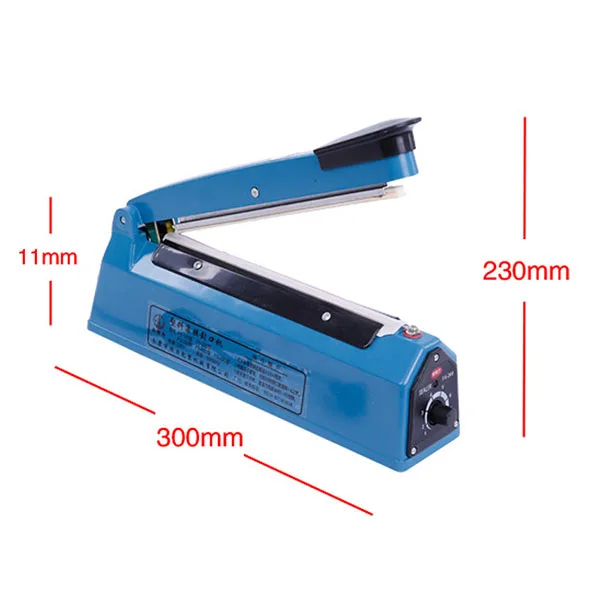 8 Speeds Automatic Heat Sealing Food Sealer Packaging Machine Film Sealer Packer Manual Hand Impulse Sealer Plastic Bag Sealing