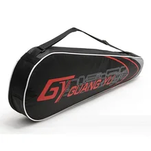 Качественная Водонепроницаемая Брезентовая ракетка для бадминтона, профессиональный спортивный на одно плечо, 2-3 шт. ракетки, вместительная сумка Q1325CMF