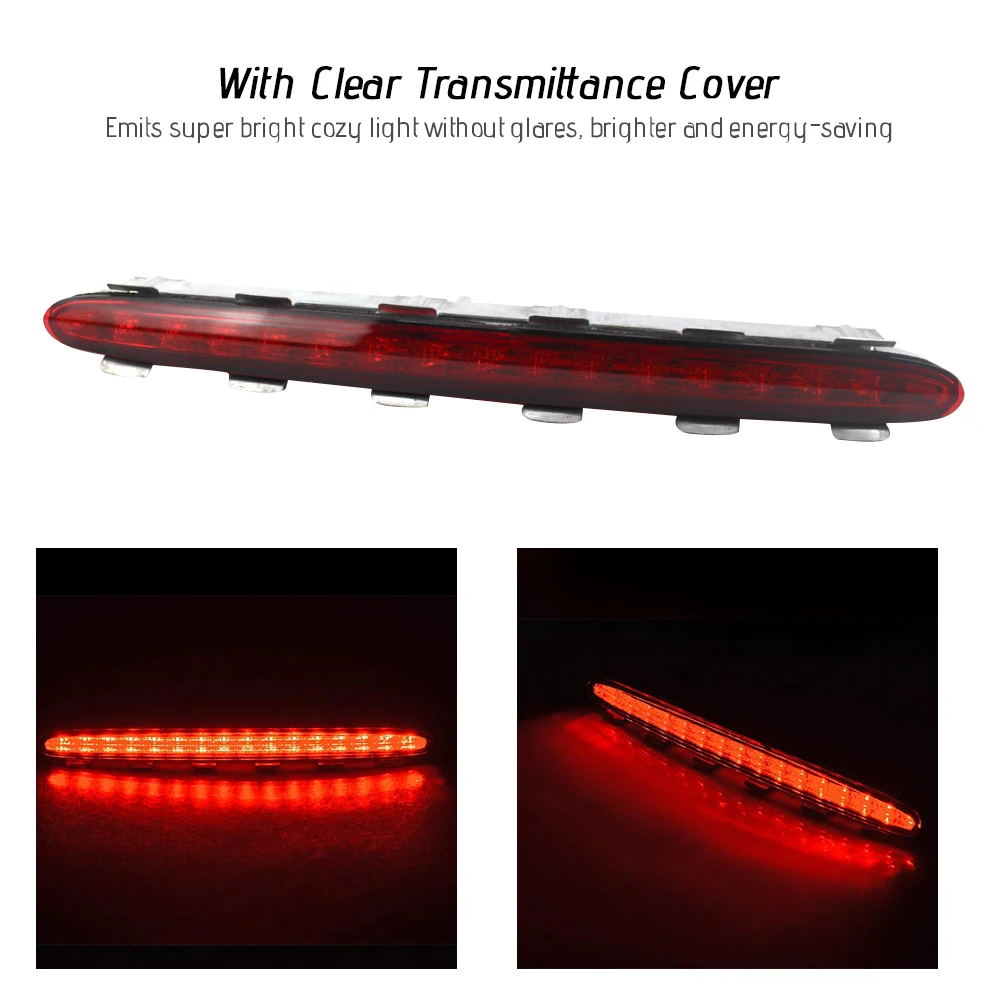 

Rear Stop Lamp Trunk 3RD Brake Stop Light Red Light Clear Lens 2098201056 for Mercedes Benz CLK W209 2002-2009 Car Accessories