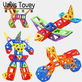 

Vavis Tovey Set Standard Designer Toy Kids Educational Toys ABS Plastic Creative Bricks Enlighten Magnetic Building Blocks